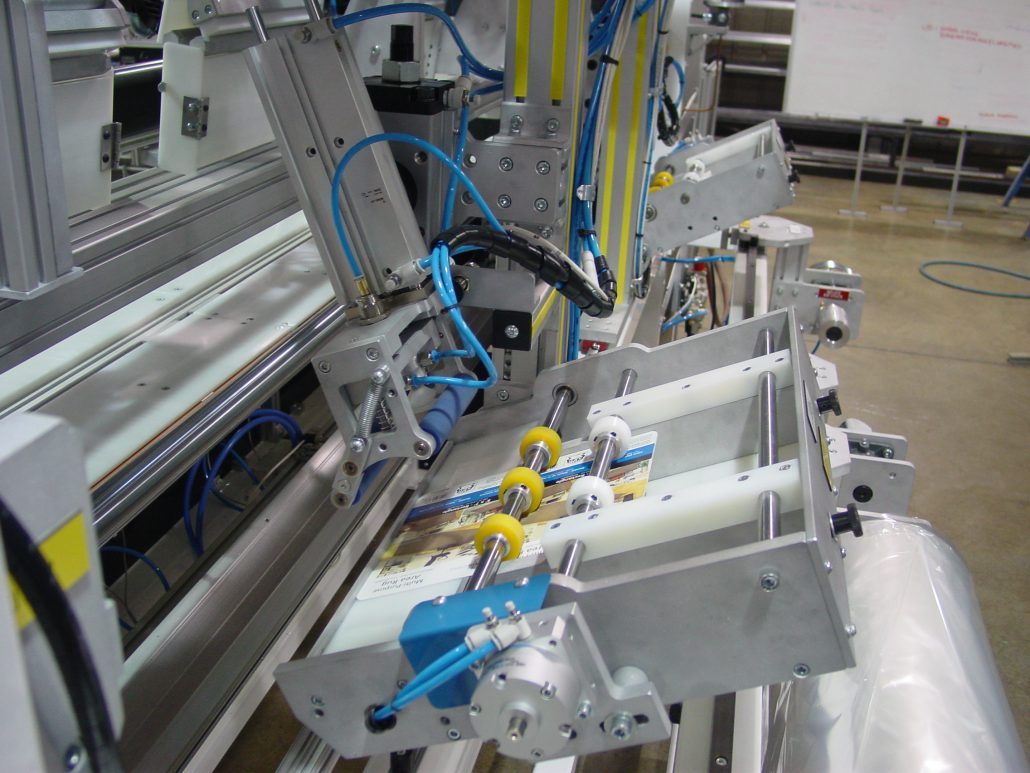rug and mat packaging machine design - close up